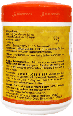 Waltulose Fiber Granules 90Gm Waltulose Fiber Granules 90Gm